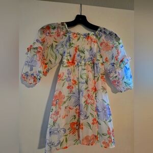 Floral Puff Sleeve Dress